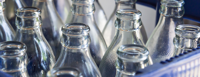 Bottiglie di vetro: perchè sono ideali per l'ambiente